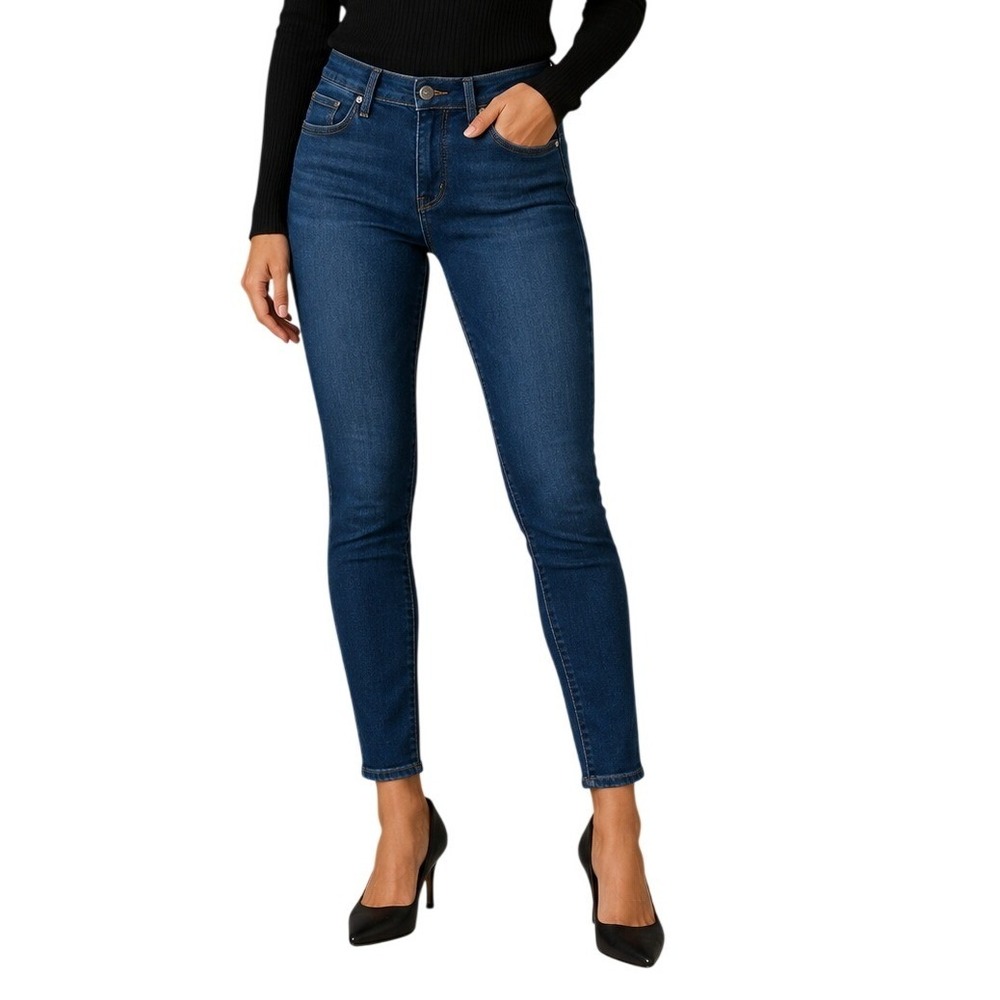 Sam Edelman Dark Wash Mid Rise Skinny Ankle Jeans Women's 2/26